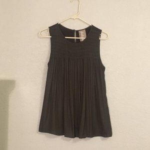 Anthropologie olive green blouse